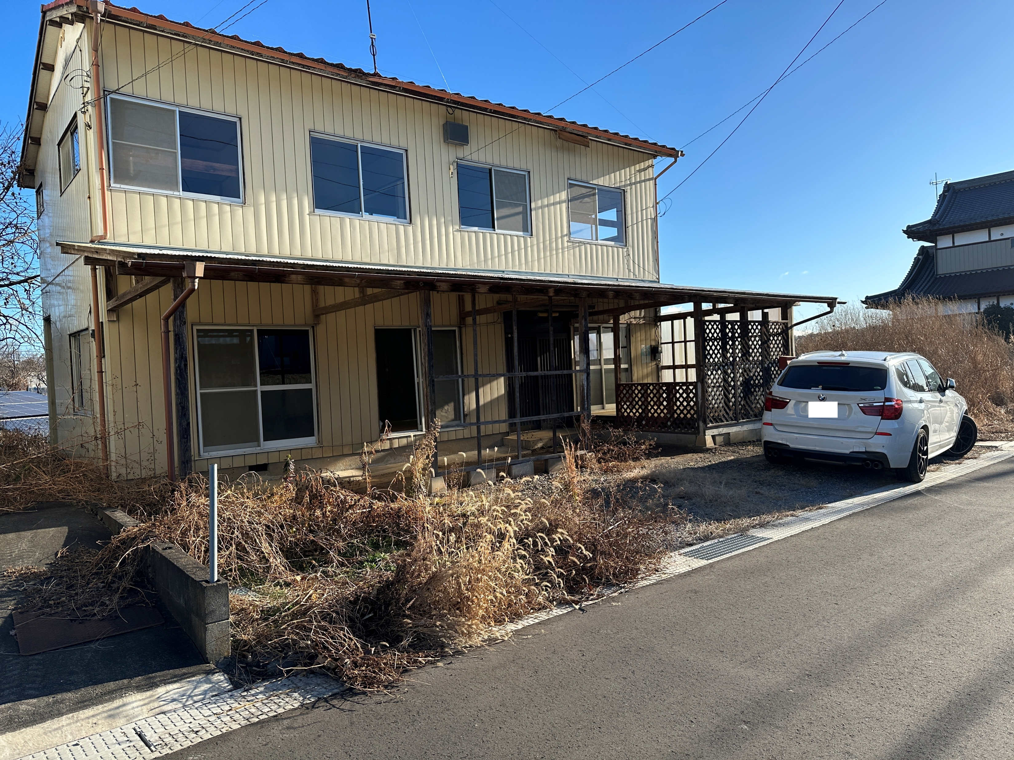 かすみがうら市宍倉 傾いた戸建 改修前