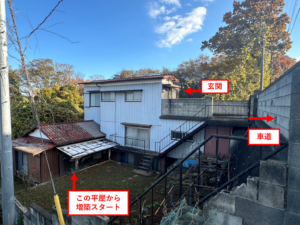千葉県流山市の市街化調整区域の空き家_売却事例