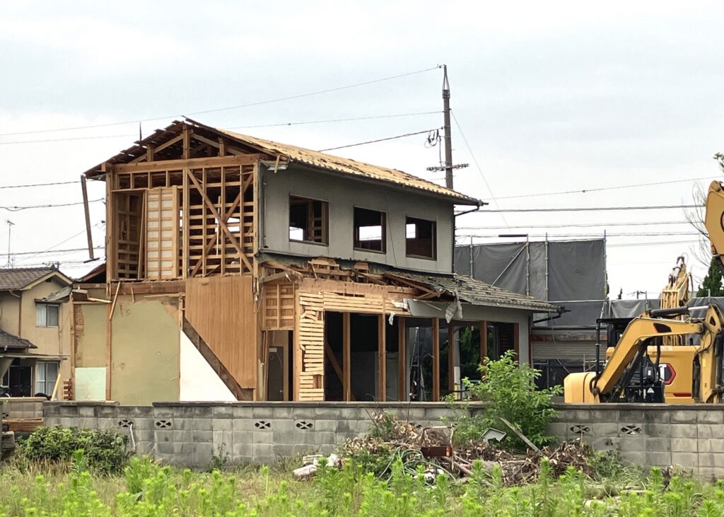 空き家_解体現場