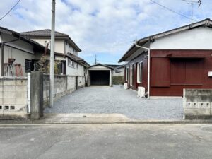 改修後の外構・駐車スペース
