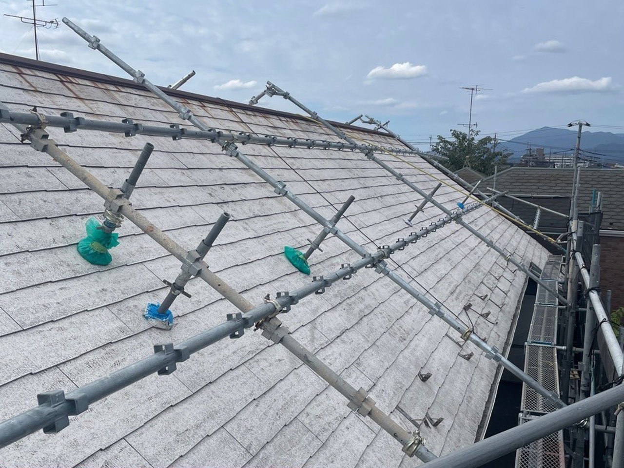 アパートの屋根(工事前)